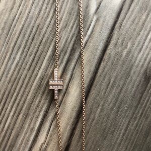 Tiffany T diamond double chain bracelet